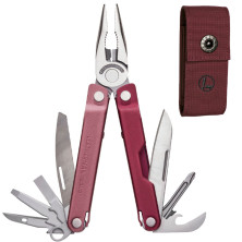 Мультиинструмент Leatherman Bond Heathered Cranberry, нейлоновый чехол