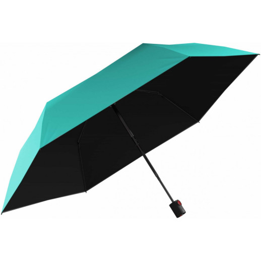 Зонт Knirps U.200 Turquoise Black UV Coating Авто / Складной / 6спиц / D97x26см