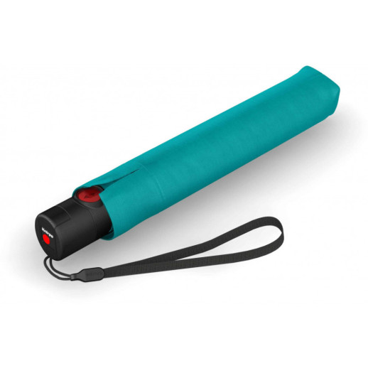 Зонт Knirps U.200 Turquoise Black UV Coating Авто / Складной / 6спиц / D97x26см