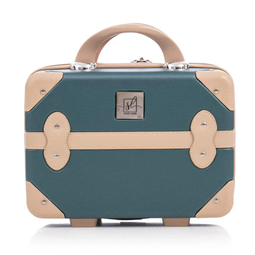 Бьюти-кейс Semi Line 10L Green-Navy (T5838-1)