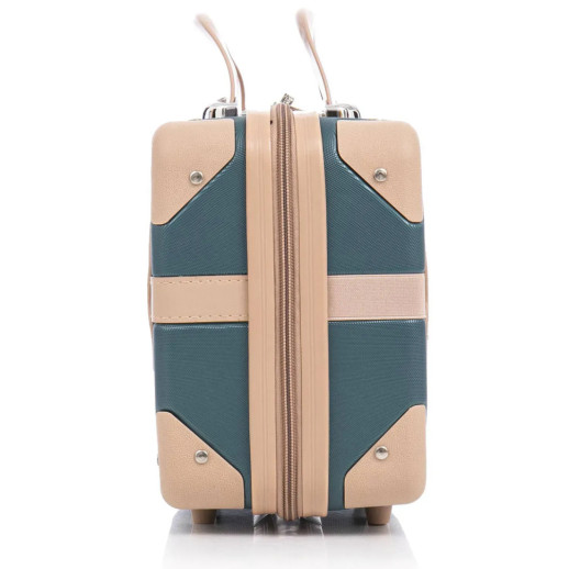 Бьюти-кейс Semi Line 10L Green-Navy (T5838-1)