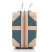 Бьюти-кейс Semi Line 10L Green-Navy (T5838-1)