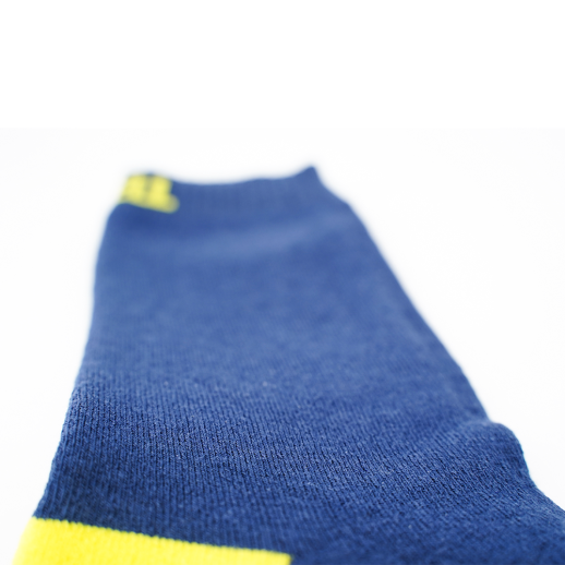 Водонепроницаемые носки DexShell Ultra Thin Crew, синий/желтый L