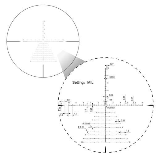 Прицел оптический Vector Optics Taurus 4-32x56 (34mm) illum. SFP ED