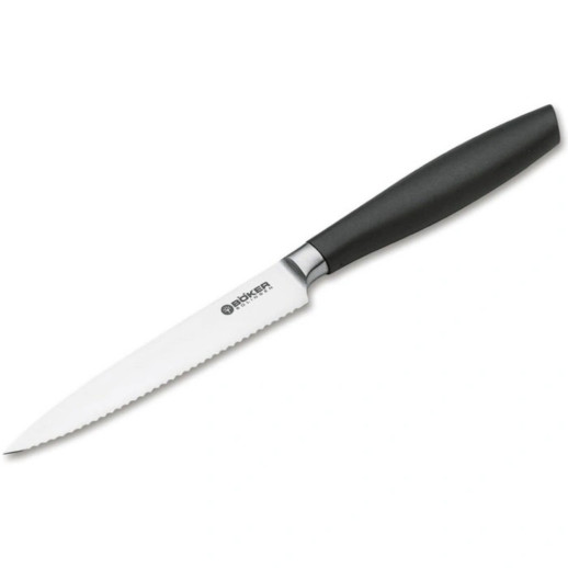 Серрейторный кухонный нож для овощей Boker Core Professional