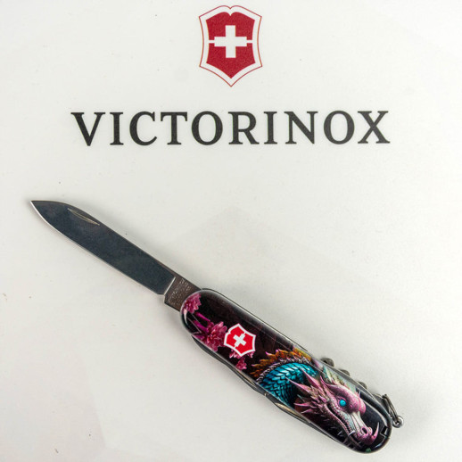 Складной нож Victorinox CLIMBER ZODIAC Лазурный дракон 1.3703.3.Z3290p