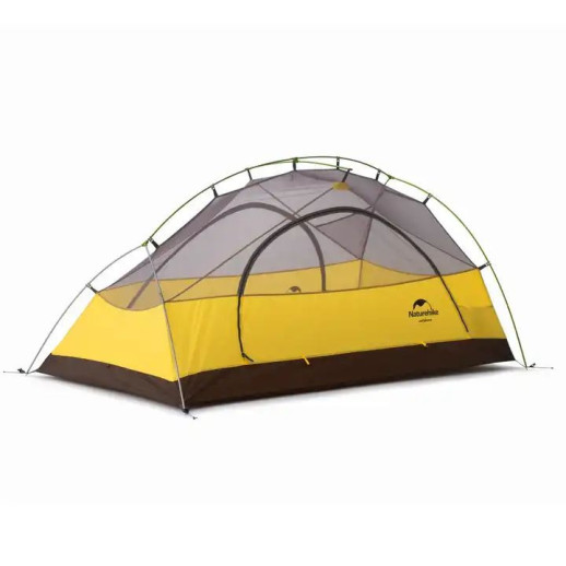 Палатка сверхлегкая двухместная с футпринтом Naturehike Star-River 2 Updated NH17T012-T, 210T, темно-зеленая