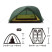 Палатка сверхлегкая двухместная с футпринтом Naturehike Star-River 2 Updated NH17T012-T, 210T, темно-зеленая