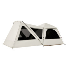 Палатка четырёхместная автоматическая с тамбуром Naturehike Ango CNK2650WS019, коричневая