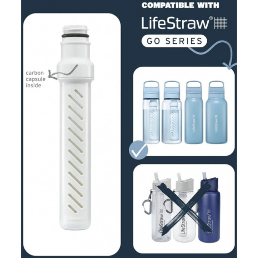 Сменный фильтр для воды LifeStraw Go 2-Stage Replacement Filter, White (LSW LGV4WH2TWW)