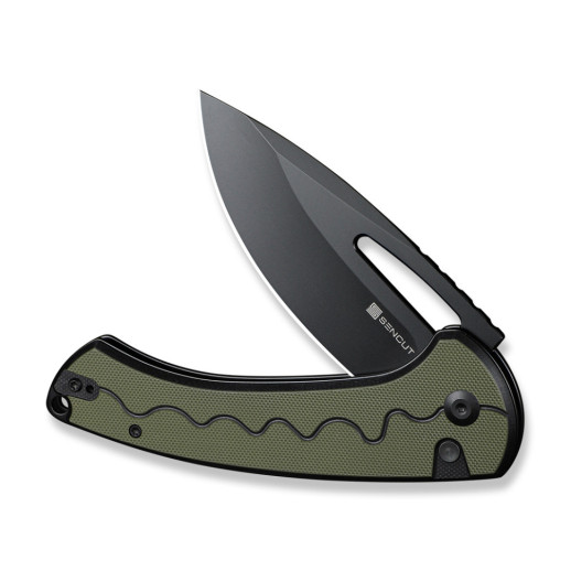 Нож складной Sencut Squiggy Black/Green S24082A-2
