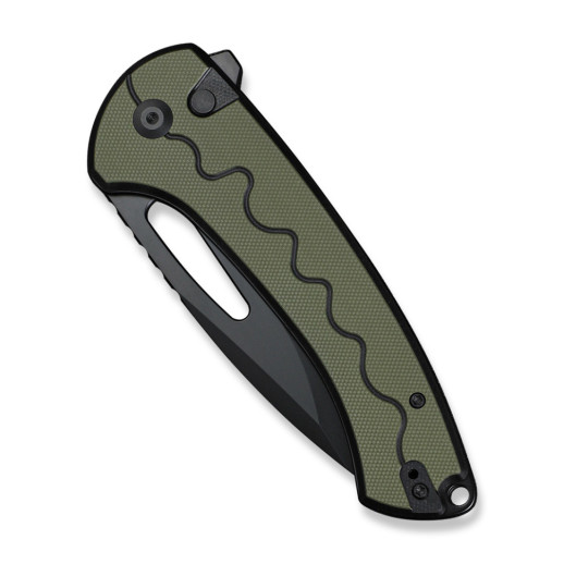 Нож складной Sencut Squiggy Black/Green S24082A-2