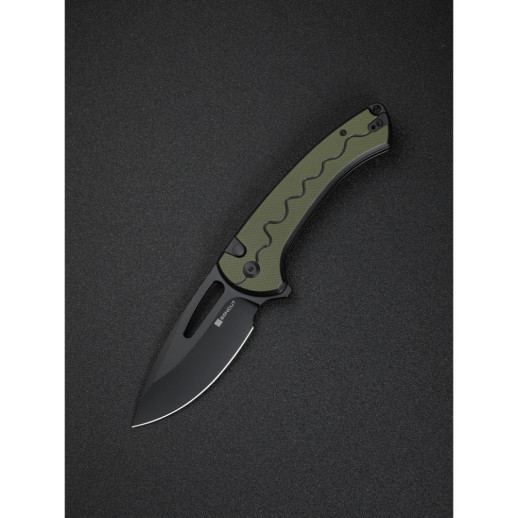 Нож складной Sencut Squiggy Black/Green S24082A-2