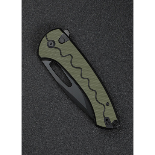 Нож складной Sencut Squiggy Black/Green S24082A-2