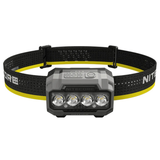 Фонарь налобный Nitecore HA23 UHE (White-Red Led, 600 люмен, 3xAAA), синий