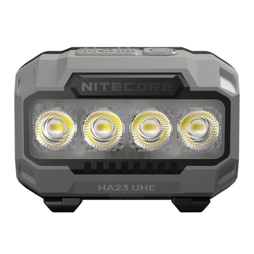 Фонарь налобный Nitecore HA23 UHE (White-Red Led, 600 люмен, 3xAAA), синий