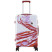 Чемодан Semi Line 24" (M) White/Red Print (T5654-2)