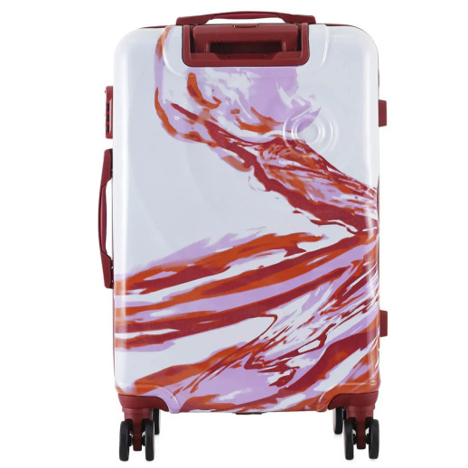 Чемодан Semi Line 24" (M) White/Red Print (T5654-2)