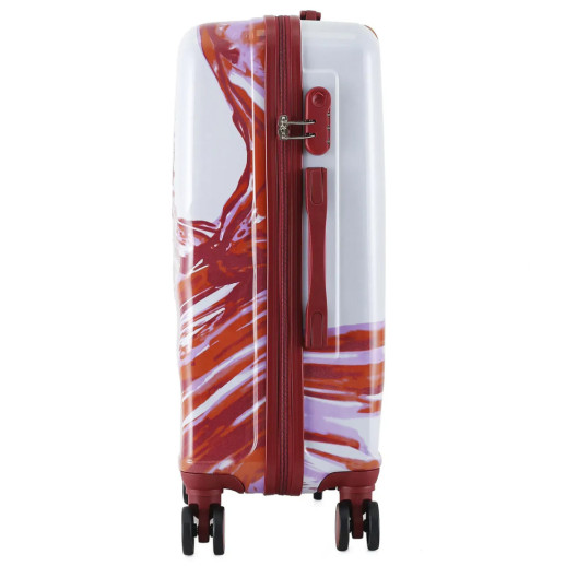 Чемодан Semi Line 24" (M) White/Red Print (T5654-2)