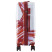 Чемодан Semi Line 24" (M) White/Red Print (T5654-2)