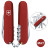 Складной нож Victorinox CLIMBER MAT красный матовый лак