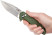 Нож CJRB Riff SW, AR-RPM9 Steel, Micarta green
