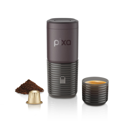 Портативная электрическая эспрессо кофеварка Wacaco Pixapresso для молотого кофе и капсул, красная