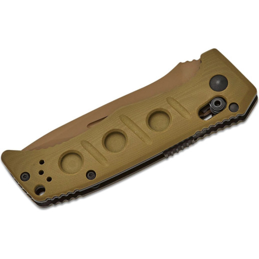 Нож Benchmade Sibert Mini Auto Adamas, олива