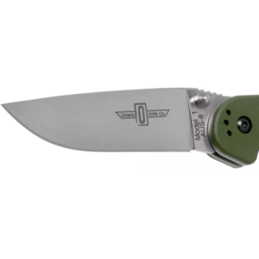 Нож Ontario Knife RAT I Linerlock foliage green