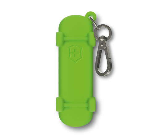 Чехол силиконовый Victorinox для ножа 58 mm серии Classic SD Colors, Smashed Avocado (4.0453), зеленый, скейт