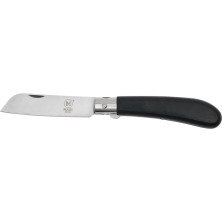 Нож Main Knives German line, Black pressed wood handle, sheepsfoot blade