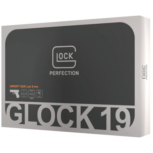 Пневматический страйкбольный пистолет Umarex Glock 19 кал. 6мм. CO2