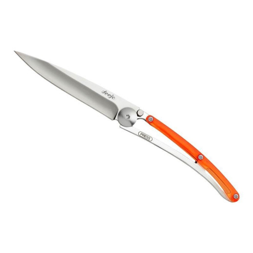 Нож Deejo Colors 27g, orange (из набора) не работает лайнер, складывается нож