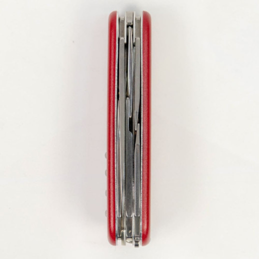 Складной нож Victorinox CLIMBER MAT красный матовый лак с желтым лого