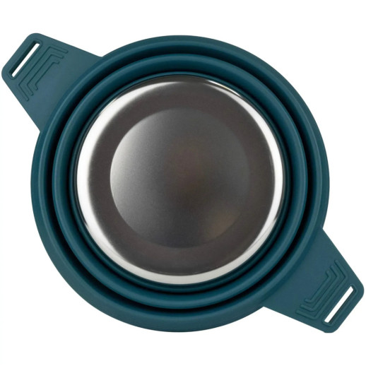 Кастрюля Tribe Collapsible Pot 2,5 л силиконовая T-FF-0025, ocean