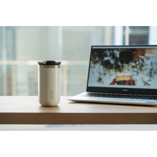 Термокружка Wacaco Octaroma Lungo 300 мл, белый