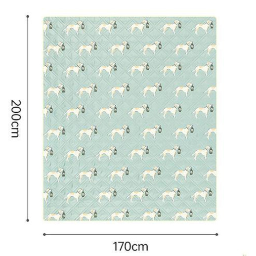 Коврик для пикника Naturehike CNK2350WS010 170*200 см, голубой с принтом