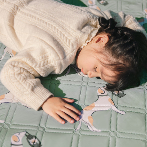 Коврик для пикника Naturehike CNK2350WS010 170*200 см, голубой с принтом