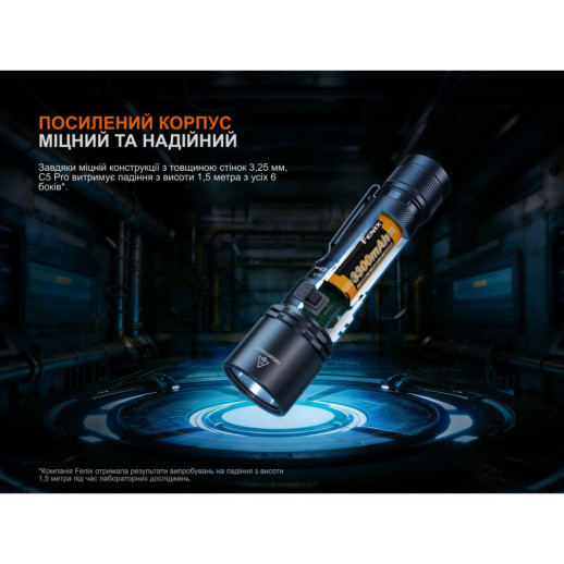 Фонарь ручной Fenix C5 Pro