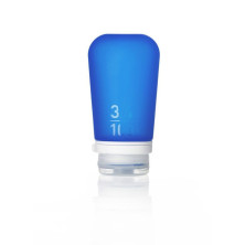 Силиконовая бутылочка Humangear GoToob+ Large, темно-синяя