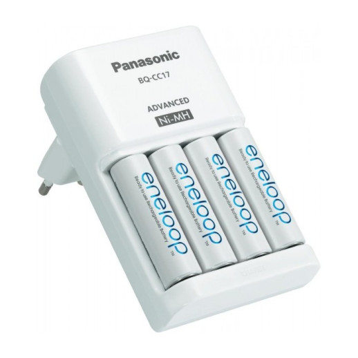 Зарядное устройство Panasonic BQ-CC17+3MCCE (K-KJ17MCC40E)