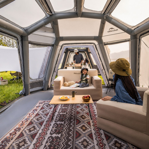 Палатка четырёхместная надувная Naturehike Gen Air FL CNK2550WS046, серая