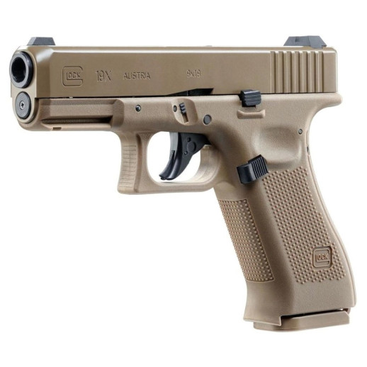 Пневматический страйкбольный пистолет Umarex Glock 19X кал. 6мм. CO2