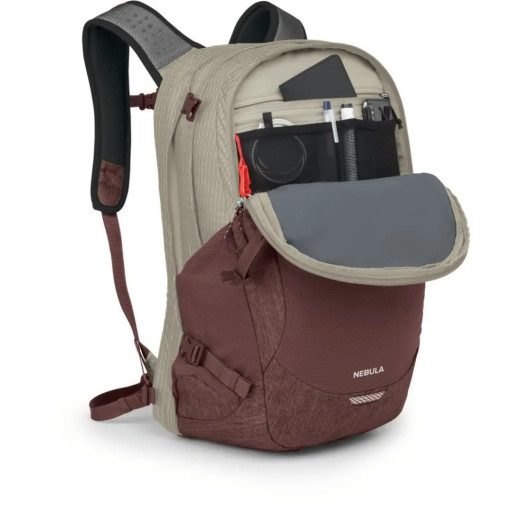 Рюкзак Osprey Nebula 32 sawdust tan/raisin red - O/S - бежевый/бордовый