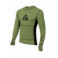 Худи мужское Aclima WarmWool Hood Sweater Man Forest Green/Black L