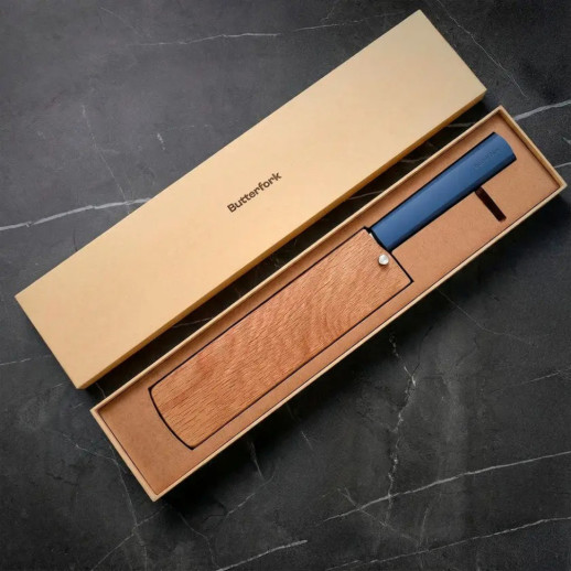 Нож кухонный Butterfork Nakiri AR-RPM9 ABS Ultramarine