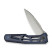 Нож складной туристический Weknife Dressytak (8.6 см) Bohler M390 / Titanium синий