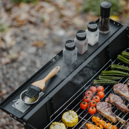 Гриль туристический вертикальный Naturehike Moyan CNK2300015, Upgrade 3.0, черный