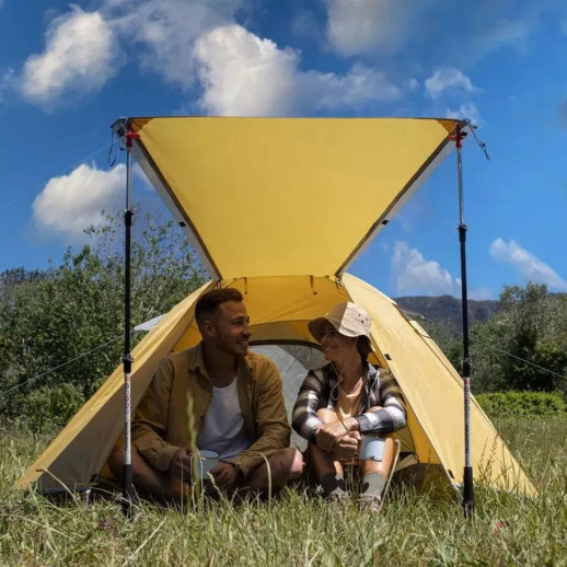 Палатка двухместная Naturehike P-Series NH18Z022-P, 210T/65D, зеленая