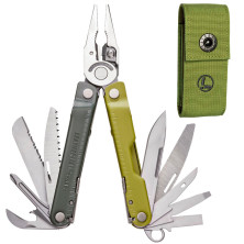 Мультиинструмент Leatherman Rebar Mossy Slate, нейлоновый чехол